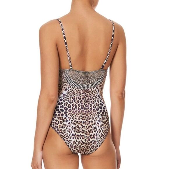 NWT Animal-Print Call Of The Cathedral Underwire One-Piece Swimsuit $400 - Picture 4 of 9